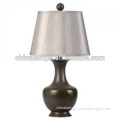 Modern classic style wonderful hotel decoration warm design ceramic bedroom table lamp with high quality